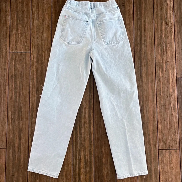 BDG High Rise Baggy Jeans 26 Ripped Knees Destroyed Light Wash Blue Boho Hippie - Picture 5 of 7